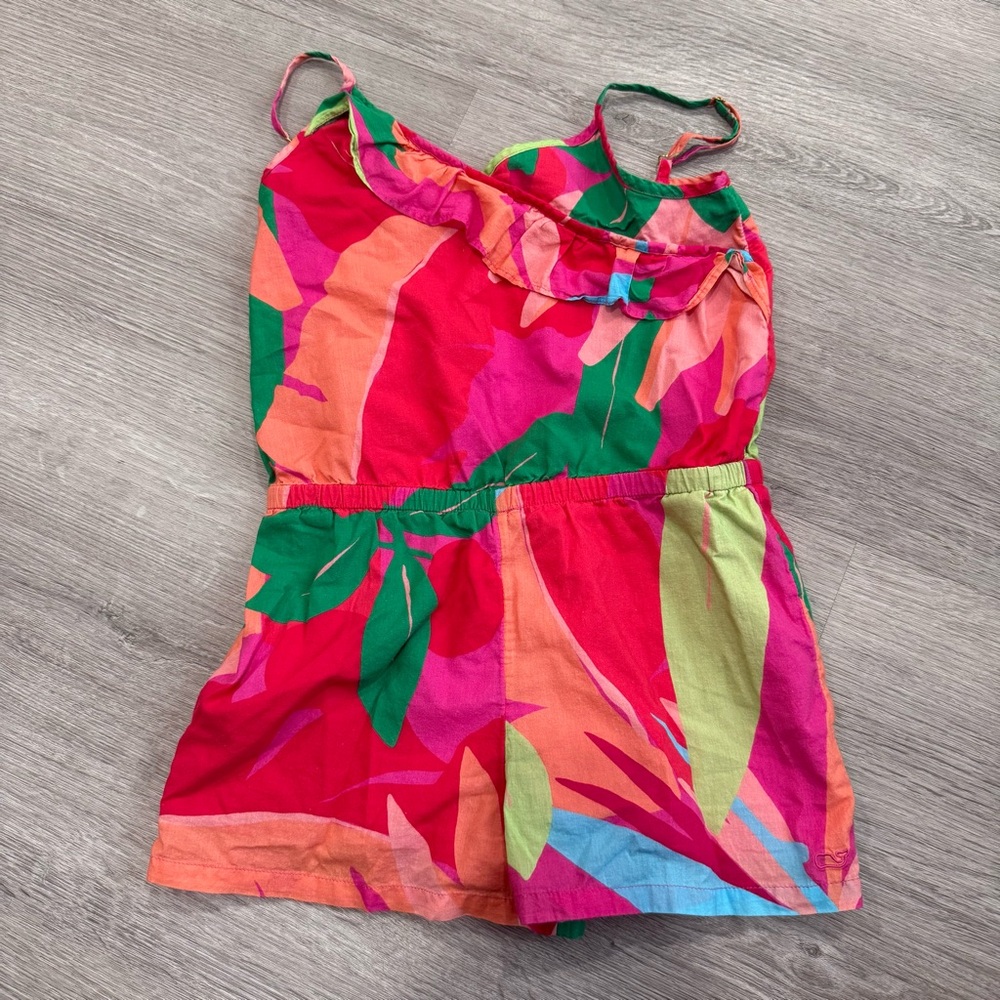 Vineyard Vines Vibrant Multicolor Girls Romper